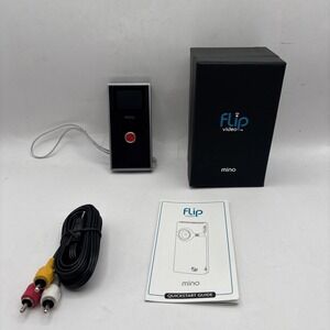 Flip Video Mino F360B Camcorder, Black, 2 GB memory